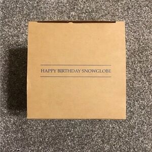 New Vintage Avon Happy Birthday snow globe
